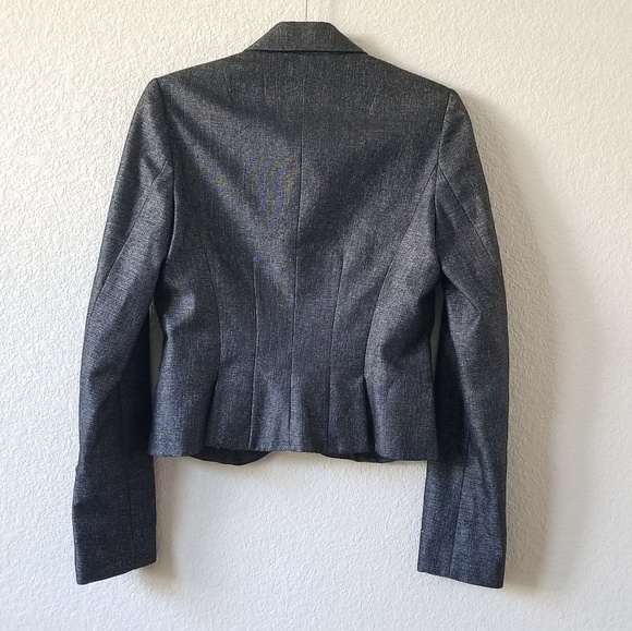 Malene Birger gray cropped jacket blazer size 8 - Picture 4 of 8